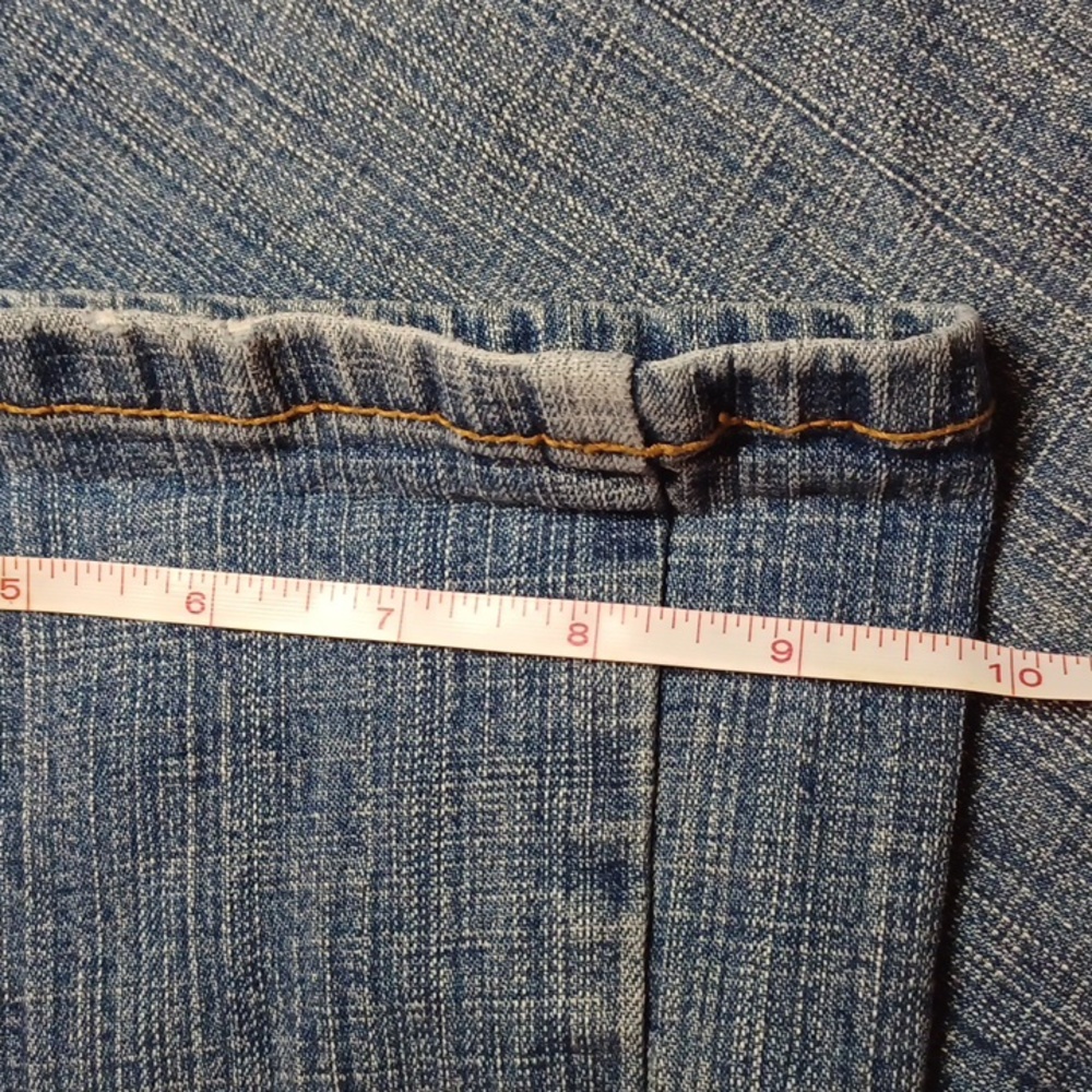 SO flare juniors size 11 Average jeans top yellow stitches boot cut - Picture 5 of 10